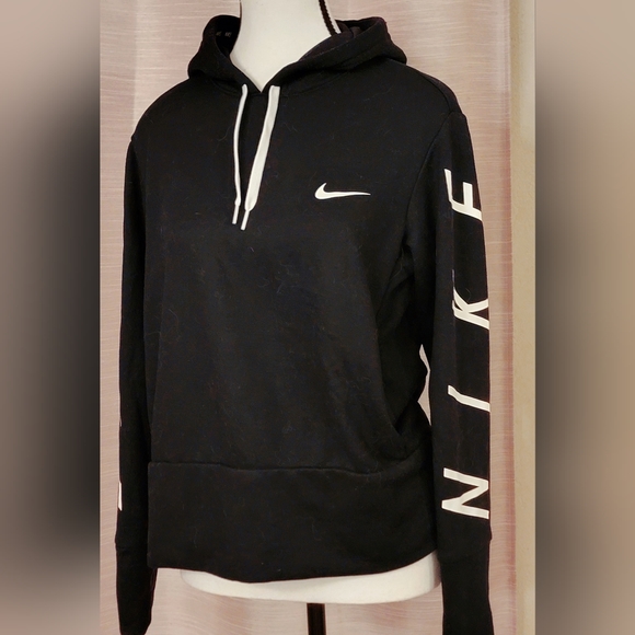 NIKE Dri- Fit Hoodie Wemon's sz Small in Black - Picture 1 of 6